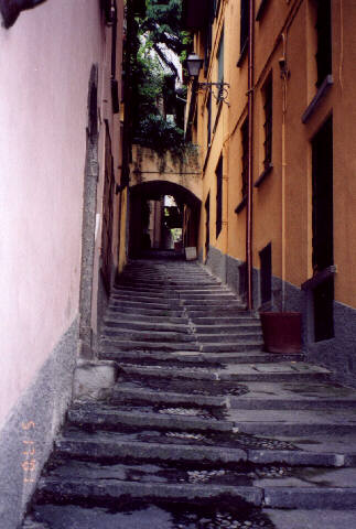 Stairway in Bellagio, Italy